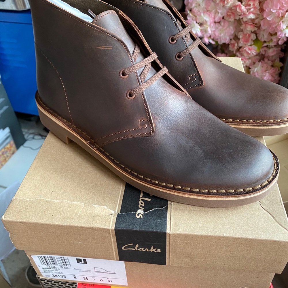 COPY - NIB Clarks Men's Bushacre 2 Chukka Boot size 8